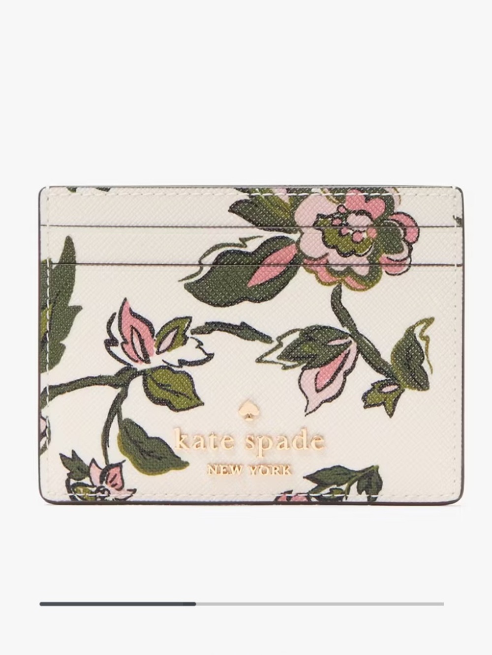 NWT Kate Spade Madison Floral Slim Card Holder